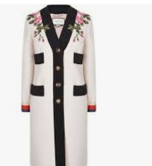 gucci floral coat